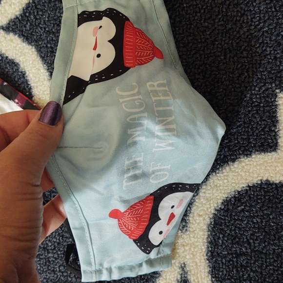 Bespoke Winter-Themed Adult Face Masks -Set of 2 - EUC - Picture 10 of 12